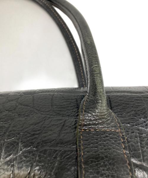MULBERRY（マルベリー）MULBERRY (マルベリー) ベイズウォーター エンボスレザートートバッグ ブラックの古着・服飾アイテム