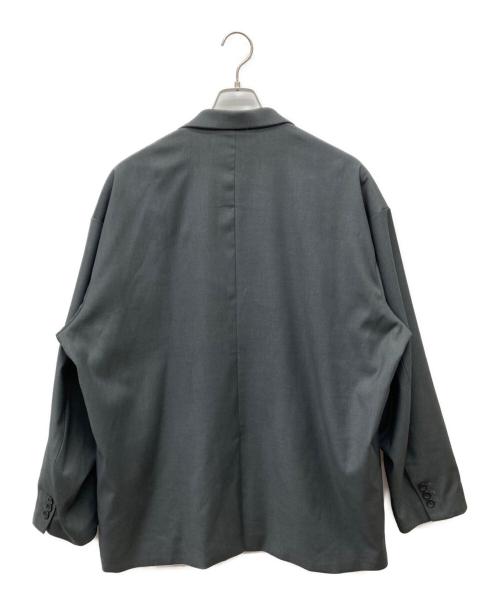 soerte（ソエルテ）soerte (ソエルテ) オーバーサイズダブルブレストジャケット グレー サイズ:2の古着・服飾アイテム