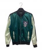 DOLCE & GABBANAドルチェ＆ガッバーナ）の古着「DGワッペンスカジャン」｜グリーン