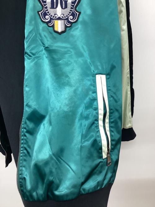 DOLCE & GABBANA（ドルチェ＆ガッバーナ）DOLCE & GABBANA (ドルチェ＆ガッバーナ) DGワッペンスカジャン グリーン サイズ:48の古着・服飾アイテム