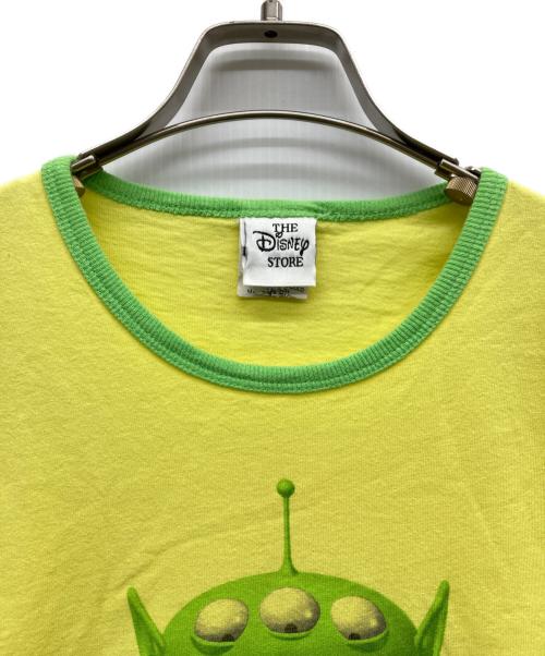 DISNEY（ディズニー）DISNEY (ディズニー) リトルグリーンメン/リンガーTシャツ イエロー サイズ:Lの古着・服飾アイテム