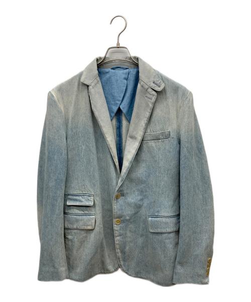 RALPH LAUREN Purple Label（ラルフ ローレン パープル レーベル）RALPH LAUREN Purple Label (ラルフ ローレン パープル レーベル) デニムテーラードジャケット ブルー サイズ:38Sの古着・服飾アイテム
