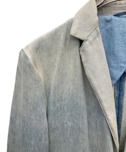 RALPH LAUREN Purple Label（ラルフ ローレン パープル レーベル）RALPH LAUREN Purple Label (ラルフ ローレン パープル レーベル) デニムテーラードジャケット ブルー サイズ:38Sの古着・服飾アイテム