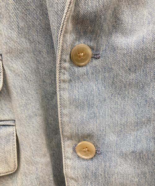 RALPH LAUREN Purple Label（ラルフ ローレン パープル レーベル）RALPH LAUREN Purple Label (ラルフ ローレン パープル レーベル) デニムテーラードジャケット ブルー サイズ:38Sの古着・服飾アイテム