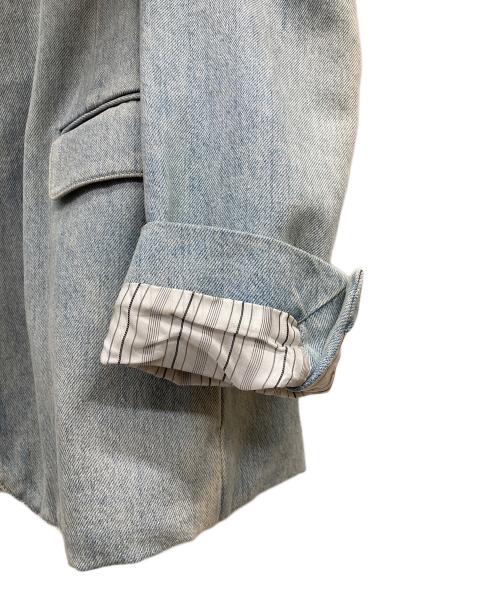 RALPH LAUREN Purple Label（ラルフ ローレン パープル レーベル）RALPH LAUREN Purple Label (ラルフ ローレン パープル レーベル) デニムテーラードジャケット ブルー サイズ:38Sの古着・服飾アイテム