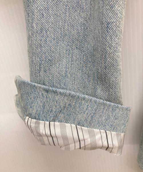 RALPH LAUREN Purple Label（ラルフ ローレン パープル レーベル）RALPH LAUREN Purple Label (ラルフ ローレン パープル レーベル) デニムテーラードジャケット ブルー サイズ:38Sの古着・服飾アイテム