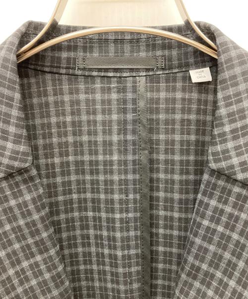 TOMORROW LAND（トゥモローランド）TOMORROW LAND (トゥモローランド) ハウンドトゥーステーラードジャケット グレー サイズ:SIZE 46の古着・服飾アイテム