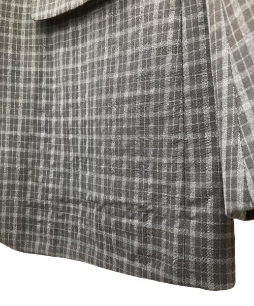 TOMORROW LAND（トゥモローランド）TOMORROW LAND (トゥモローランド) ハウンドトゥーステーラードジャケット グレー サイズ:SIZE 46の古着・服飾アイテム
