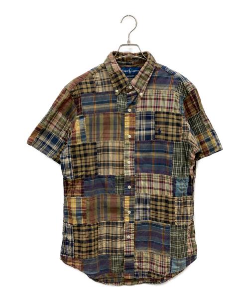 POLO RALPH LAUREN（ポロ・ラルフローレン）POLO RALPH LAUREN (ポロ・ラルフローレン) マドラスチェックシャツ ベージュ サイズ:Lの古着・服飾アイテム