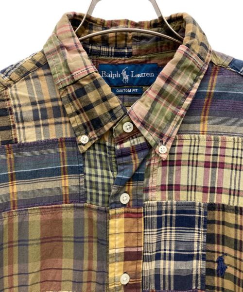 POLO RALPH LAUREN（ポロ・ラルフローレン）POLO RALPH LAUREN (ポロ・ラルフローレン) マドラスチェックシャツ ベージュ サイズ:Lの古着・服飾アイテム