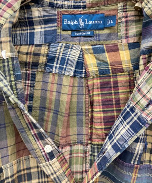 POLO RALPH LAUREN（ポロ・ラルフローレン）POLO RALPH LAUREN (ポロ・ラルフローレン) マドラスチェックシャツ ベージュ サイズ:Lの古着・服飾アイテム