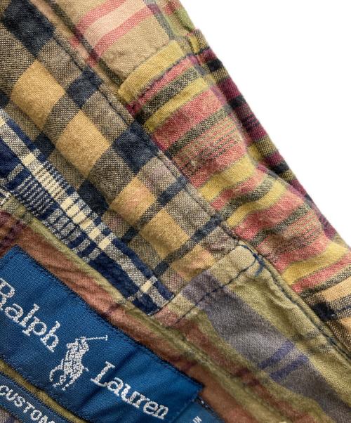 POLO RALPH LAUREN（ポロ・ラルフローレン）POLO RALPH LAUREN (ポロ・ラルフローレン) マドラスチェックシャツ ベージュ サイズ:Lの古着・服飾アイテム