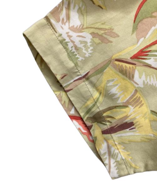 pataloha（パタロハ）pataloha (パタロハ) 00S pataloha LIMITED 2003 アロハシャツ カーキ サイズ:Mの古着・服飾アイテム