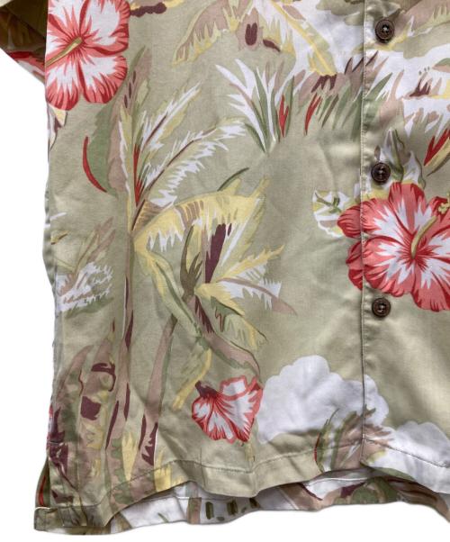 pataloha（パタロハ）pataloha (パタロハ) 00S pataloha LIMITED 2003 アロハシャツ カーキ サイズ:Mの古着・服飾アイテム