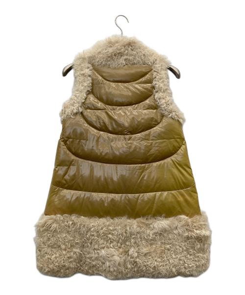 MONCLER（モンクレール）MONCLER (モンクレール) VERSAILLES/ダッフルボアベスト ベージュの古着・服飾アイテム