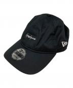 New Era×Yohji Yamamoto pour hommeニューエラ×ヨウジヤマモト プールオム）の古着「pour homme × NEW ERA 930CS YYFM MINILOGキャップ」｜ブラック