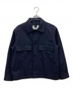 MARGARET HOWELLマーガレットハウエル）の古着「WOOL COTTON DRIL/ウールコットンドリル」｜ネイビー