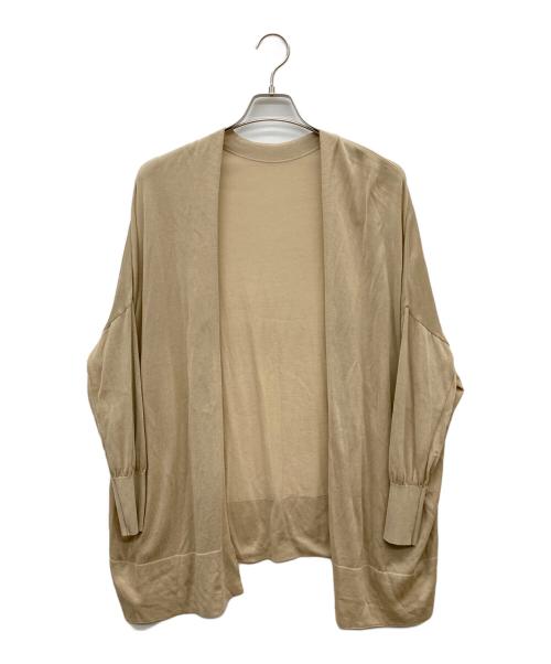 DEUXIEME CLASSE（ドゥーズィエム クラス）Deuxieme Classe (ドゥーズィエム クラス) shake code ショートカーディガン/24年モデル ベージュ サイズ:-の古着・服飾アイテム