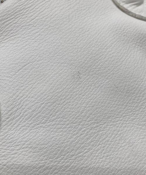 folna（フォルナ）folna (フォルナ) ソフトレザーミニボストンバッグ ホワイトの古着・服飾アイテム