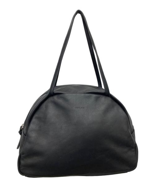 folna（フォルナ）folna (フォルナ) RDソフトレザーボストンバッグM ブラックの古着・服飾アイテム