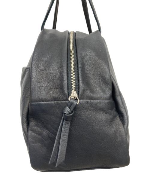 folna（フォルナ）folna (フォルナ) RDソフトレザーボストンバッグM ブラックの古着・服飾アイテム