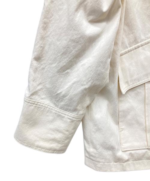 ETRE TOKYO（エトレトウキョウ）ETRE TOKYO (エトレトウキョウ) ハイカウントミリタリーコート アイボリー サイズ:Sの古着・服飾アイテム