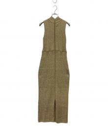 TODAYFUL（トゥデイフル）の古着「LIFE's  Mixknit Pencil Dress」｜イエロー