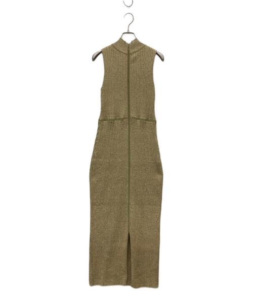 TODAYFUL（トゥデイフル）TODAYFUL (トゥデイフル) LIFE's  Mixknit Pencil Dress イエロー サイズ:36の古着・服飾アイテム