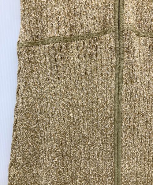 TODAYFUL（トゥデイフル）TODAYFUL (トゥデイフル) LIFE's  Mixknit Pencil Dress イエロー サイズ:36の古着・服飾アイテム