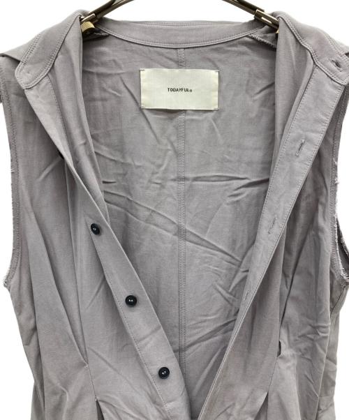 TODAYFUL（トゥデイフル）TODAYFUL (トゥデイフル) 24AWLinen Sleeveless Combinaison グレー サイズ:38の古着・服飾アイテム