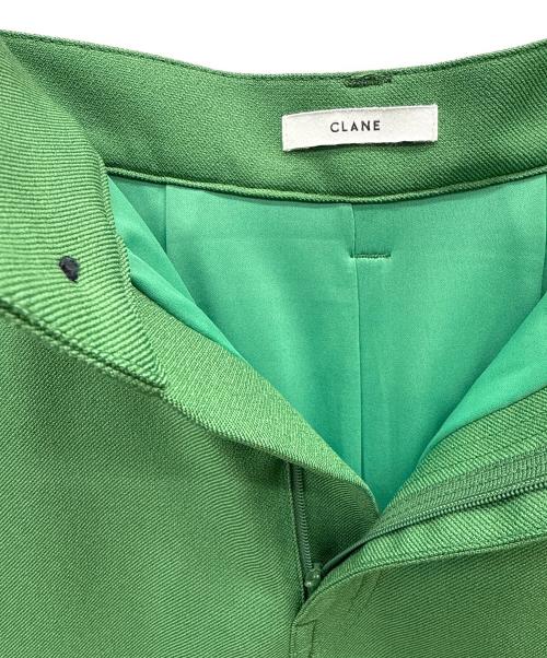 CLANE（クラネ）CLANE (クラネ) STRAIGHT LONG SKIRT グリーン サイズ:1の古着・服飾アイテム