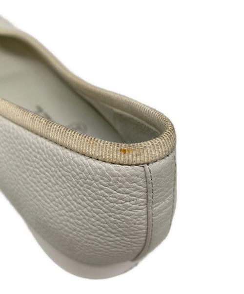 CHANEL（シャネル）CHANEL (シャネル) ココマークトゥリボンバレエパンプス ホワイト×ネイビー サイズ:38Cの古着・服飾アイテム