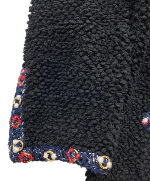 CHANEL（シャネル）CHANEL (シャネル) 19C ココボタン×リング装飾チュニック/19SSクルーズライン ブラック サイズ:34の古着・服飾アイテム
