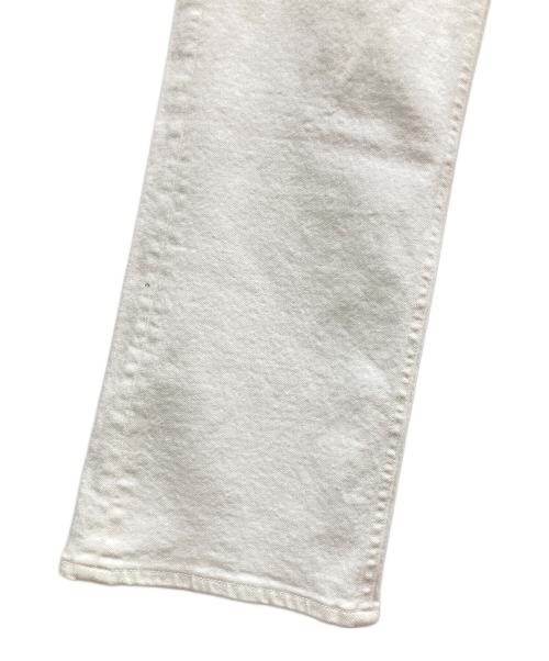 YANUK（ヤヌーク）YANUK (ヤヌーク) Spill Proof ストレート LOUISE ホワイト サイズ:W25 未使用品の古着・服飾アイテム