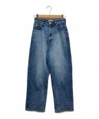 YANUKヤヌーク）の古着「JOAN ルーズフィットデニムパンツ」｜インディゴ