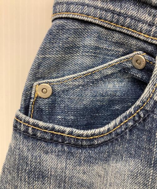 YANUK（ヤヌーク）YANUK (ヤヌーク) JOAN ルーズフィットデニムパンツ インディゴ サイズ:W23の古着・服飾アイテム