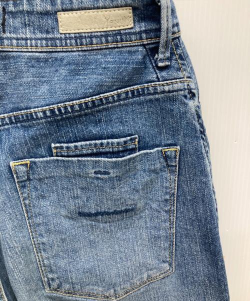 YANUK（ヤヌーク）YANUK (ヤヌーク) JOAN ルーズフィットデニムパンツ インディゴ サイズ:W23の古着・服飾アイテム