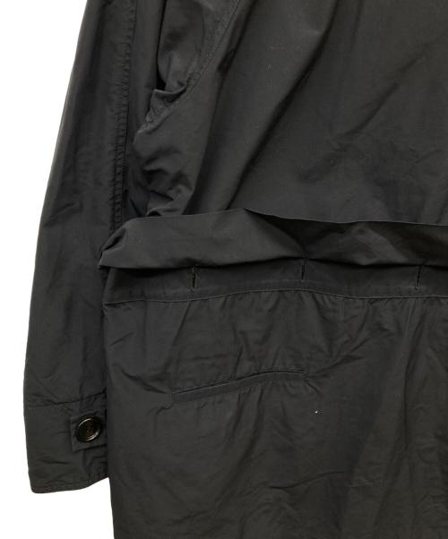 PLAN C（プランシー）Plan C (プランシー) ナイロンステンカラーコート ブラック サイズ:44の古着・服飾アイテム