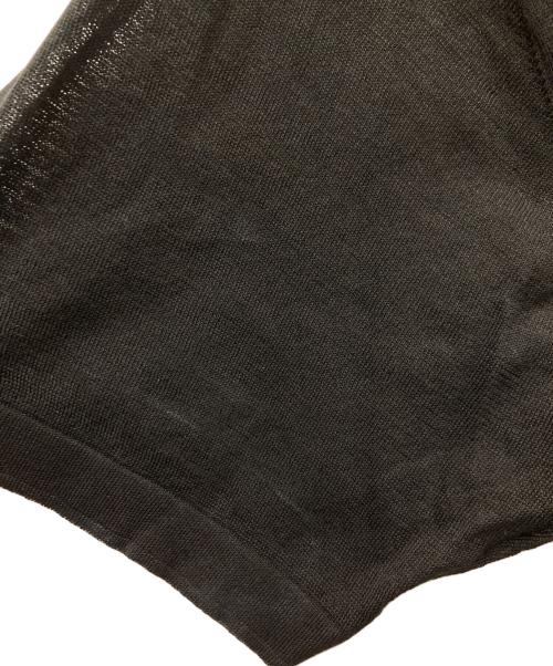 ATON（エイトン）ATON (エイトン) COMPACT COTTON SKIPPER POLO SWEATER ブラック サイズ:02の古着・服飾アイテム