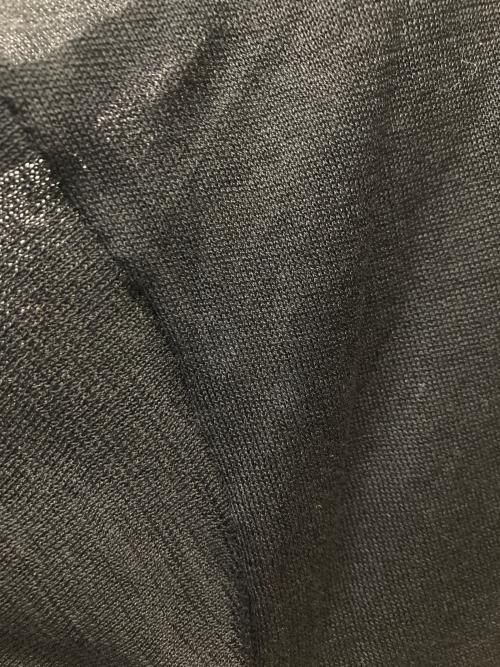 ATON（エイトン）ATON (エイトン) COMPACT COTTON SKIPPER POLO SWEATER ブラック サイズ:02の古着・服飾アイテム