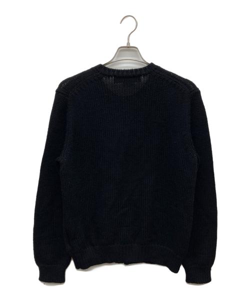 COMME des GARCONS HOMME PLUS（コムデギャルソンオムプリュス）COMME des GARCONS HOMME PLUS (コムデギャルソンオムプリュス) ウールクルーネックカーディガン/AD2006 ブラック サイズ:Mの古着・服飾アイテム