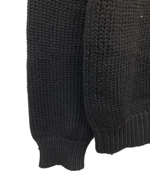 COMME des GARCONS HOMME PLUS（コムデギャルソンオムプリュス）COMME des GARCONS HOMME PLUS (コムデギャルソンオムプリュス) ウールクルーネックカーディガン/AD2006 ブラック サイズ:Mの古着・服飾アイテム