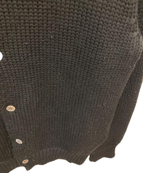 COMME des GARCONS HOMME PLUS（コムデギャルソンオムプリュス）COMME des GARCONS HOMME PLUS (コムデギャルソンオムプリュス) ウールクルーネックカーディガン/AD2006 ブラック サイズ:Mの古着・服飾アイテム