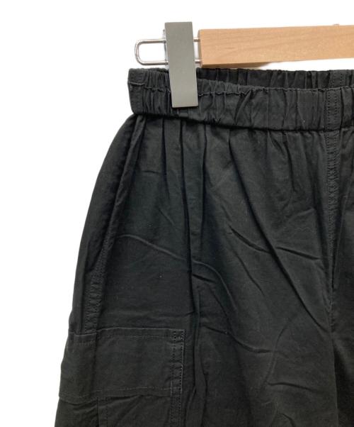 tricot COMME des GARCONS（トリココムデギャルソン）tricot COMME des GARCONS (トリココムデギャルソン) 裾レースワイドカーゴパンツ ブラック サイズ:-の古着・服飾アイテム