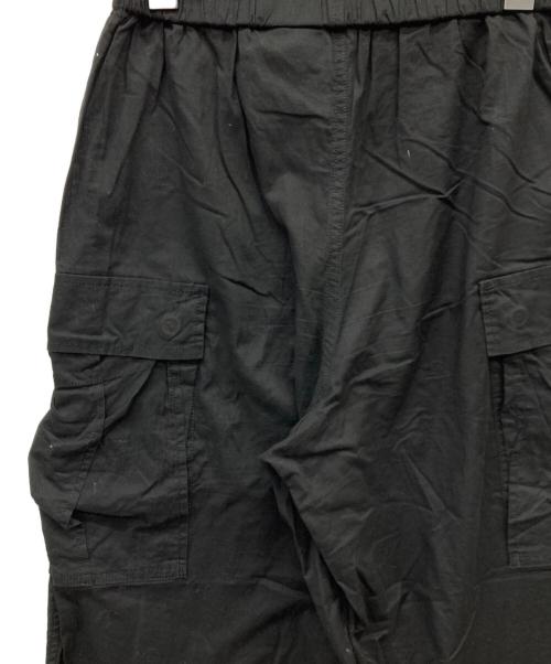tricot COMME des GARCONS（トリココムデギャルソン）tricot COMME des GARCONS (トリココムデギャルソン) 裾レースワイドカーゴパンツ ブラック サイズ:-の古着・服飾アイテム