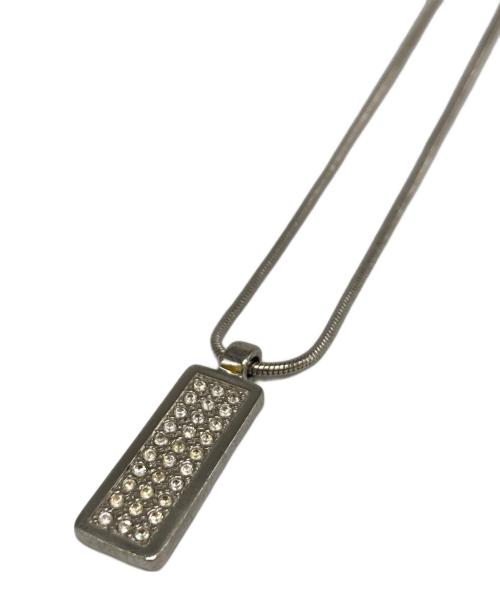 Christian Dior（クリスチャン ディオール）Christian Dior (クリスチャン ディオール) トロッターネックレス ブルー×シルバーの古着・服飾アイテム