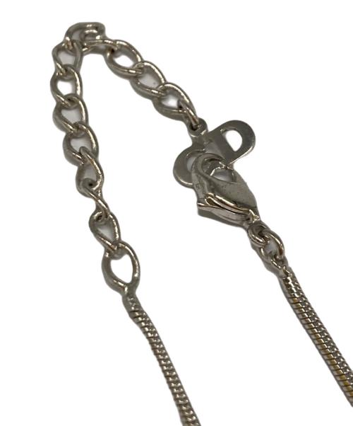 Christian Dior（クリスチャン ディオール）Christian Dior (クリスチャン ディオール) トロッターネックレス ブルー×シルバーの古着・服飾アイテム