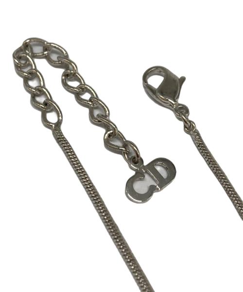 Christian Dior（クリスチャン ディオール）Christian Dior (クリスチャン ディオール) トロッターネックレス ブルー×シルバーの古着・服飾アイテム