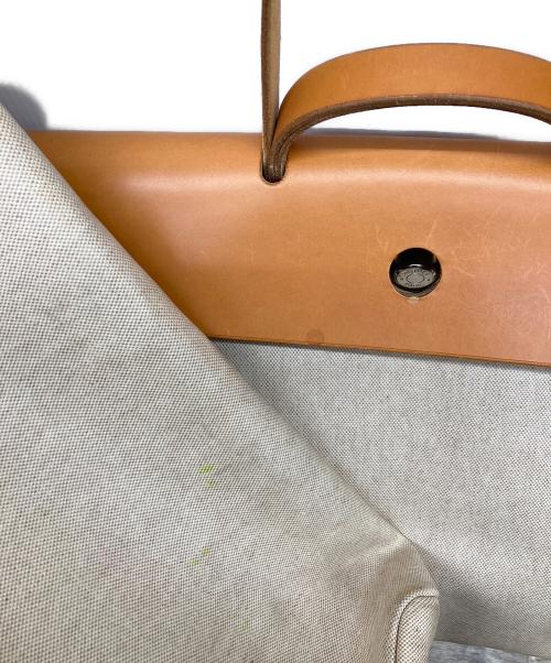 HERMES（エルメス）HERMES (エルメス) エールバッグGM ブラウン×ベージュの古着・服飾アイテム