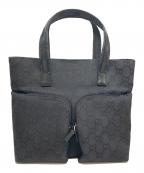 GUCCIグッチ）の古着「GGキャンバスハンドバッグ」｜ブラック